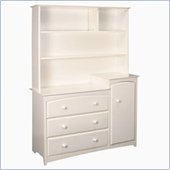 Stork Craft Beatrice Combo Tower & Hutch in White