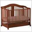 Stork Craft Rochester Stages Standard Wood Crib in Cognac 