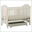 Stork Craft Angelina 3-in-1 Convertible Wood Crib in White 