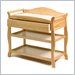 Stork Craft Aspen Sleigh Changing Table with Drawer in Natural