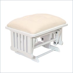 Stork Craft Angelina White-Yellow Ottoman