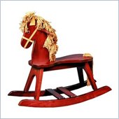 Stork Craft PlayTyme Child's Rocking Horse in Cherry