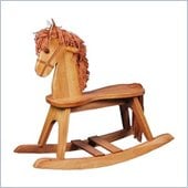 Stork Craft PlayTyme Child's Rocking Horse in Oak