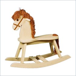 Stork Craft PlayTyme Child's Rocking Horse in Natural