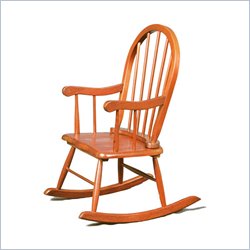 Stork Craft PlayTyme Child's Rocker in Cognac Brown