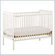 ADD TO YOUR SET: Stork Craft Libby White Fixed Side Baby Crib