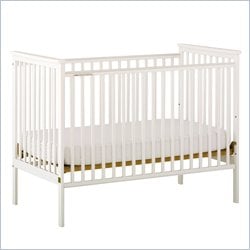 Stork Craft Libby White Fixed Side Baby Crib Best Price
