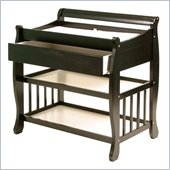 Stork Craft Tuscany Baby Changer with Drawer in Black