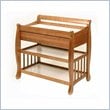 ADD TO YOUR SET: Stork Craft Tuscany Baby Changer with Drawer in Oak