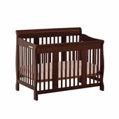 Stork Craft Tuscany 4-in-1 Stages Baby Crib in Espresso