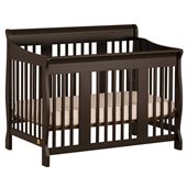 Stork Craft Tuscany 4-in-1 Stages Baby Crib in Black