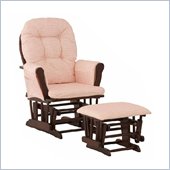 Stork Craft Cherry Hoop Glider & Ottoman