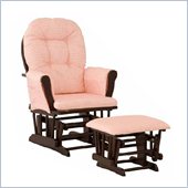 Stork Craft Espresso Hoop Glider & Ottoman