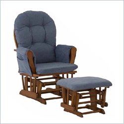 Stork Craft Cognac Hoop Glider & Ottoman