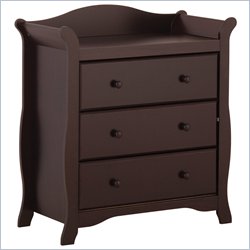 Stork Craft Aspen 3 Drawer Chest in Espresso