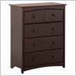 ADD TO YOUR SET: Stork Craft Beatrice 4 Drawer Chest in Espresso