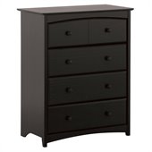 Stork Craft Beatrice 4 Drawer Chest - Black