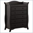 ADD TO YOUR SET: Stork Craft Aspen 5 Drawer Chest - Black