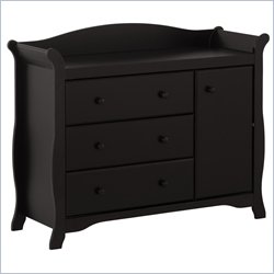 Stork Craft Aspen Combo Dresser - Black