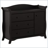 Stork Craft Aspen Combo Dresser - Black