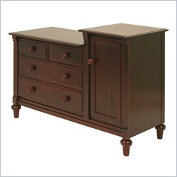 Stork Craft Laura Combo Tower in Cherry