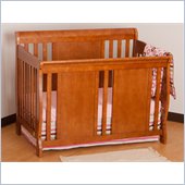 Stork Craft Verona Fixed Side 4-in-1 Convertible Crib in Oak