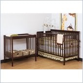 Stork Craft Milan 2-in-1 Convertible Crib & Changer Combo