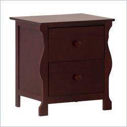 Stork Craft Carrara Night Table in Cherry