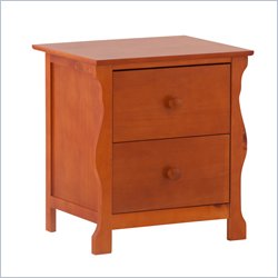 Stork Craft Carrara Night Table in Cognac
