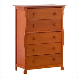 Stork Craft Carrara 5-Drawer Chest in Oak