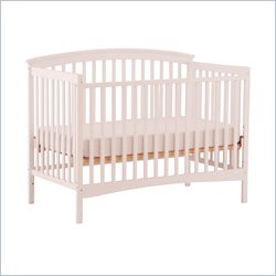 Stork Craft Bradford 4-in-1 Fixed Side Convertible Crib in White Best Price