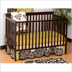 Stork Craft Milan 2-in-1 Fixed Side Convertible Crib in Espresso Best Price
