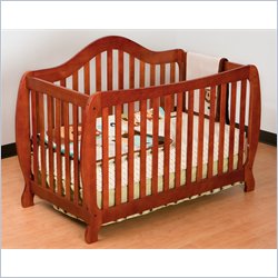 Stork Craft Monza 2-in 1 Fixed Side Convertible Crib in Cognac Best Price