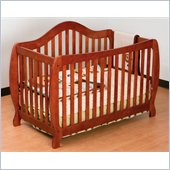 Stork Craft Monza 2-in 1 Fixed Side Convertible Crib in Cognac