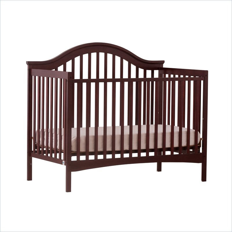  Stork Craft Ravena Fixed Side Convertible Crib- Cherry 