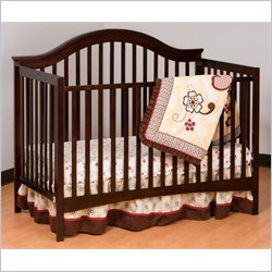 Stork Craft Ravena 2-in 1 Fixed Side Convertible Crib in Espresso Best Price
