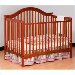 Stork Craft Ravena 2-in 1 Fixed Side Convertible Crib in Cognac Best Price