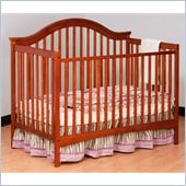 Stork Craft Ravena 2-in 1 Fixed Side Convertible Crib in Cognac