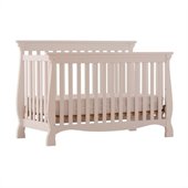 Stork Craft Venetian 4-in-1 Fixed Side Convertible Crib in White