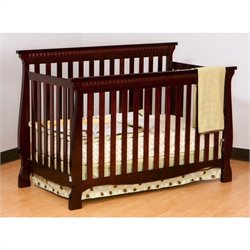 Stork Craft Venetian 4-in-1 Fixed Side Convertible Crib in Cherry Best Price