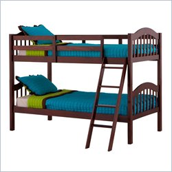 Stork Craft  Long Horn Bunk Bed in Cherry