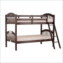 Stork Craft  Long Horn Bunk Bed in Espresso