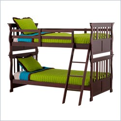 Stork Craft  Carrara Twin over Twin Bunk Bed in Cherry