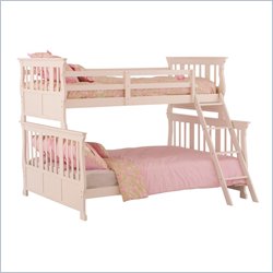Stork Craft  Carrara Twin over Full Bunk Bed in White
