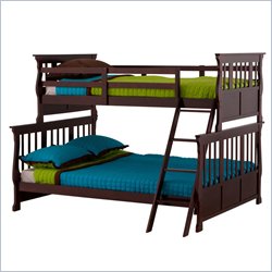 Stork Craft  Carrara Twin over Full Bunk Bed in Cherry