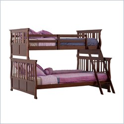 Stork Craft  Carrara Twin over Full Bunk Bed in Espresso