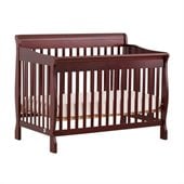 Stork Craft Modena 4 in 1 Fixed Side Convertible Crib in Cherry
