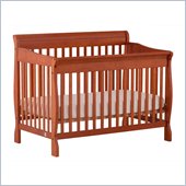 Stork Craft Modena 4 in 1 Fixed Side Convertible Crib in Cognac