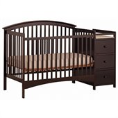 Stork Craft Bradford 4 in 1 Convertible Espresso Crib Changer
