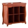 ADD TO YOUR SET: Stork Craft Aspen 6 Cube Organizer/Change Table in Cognac